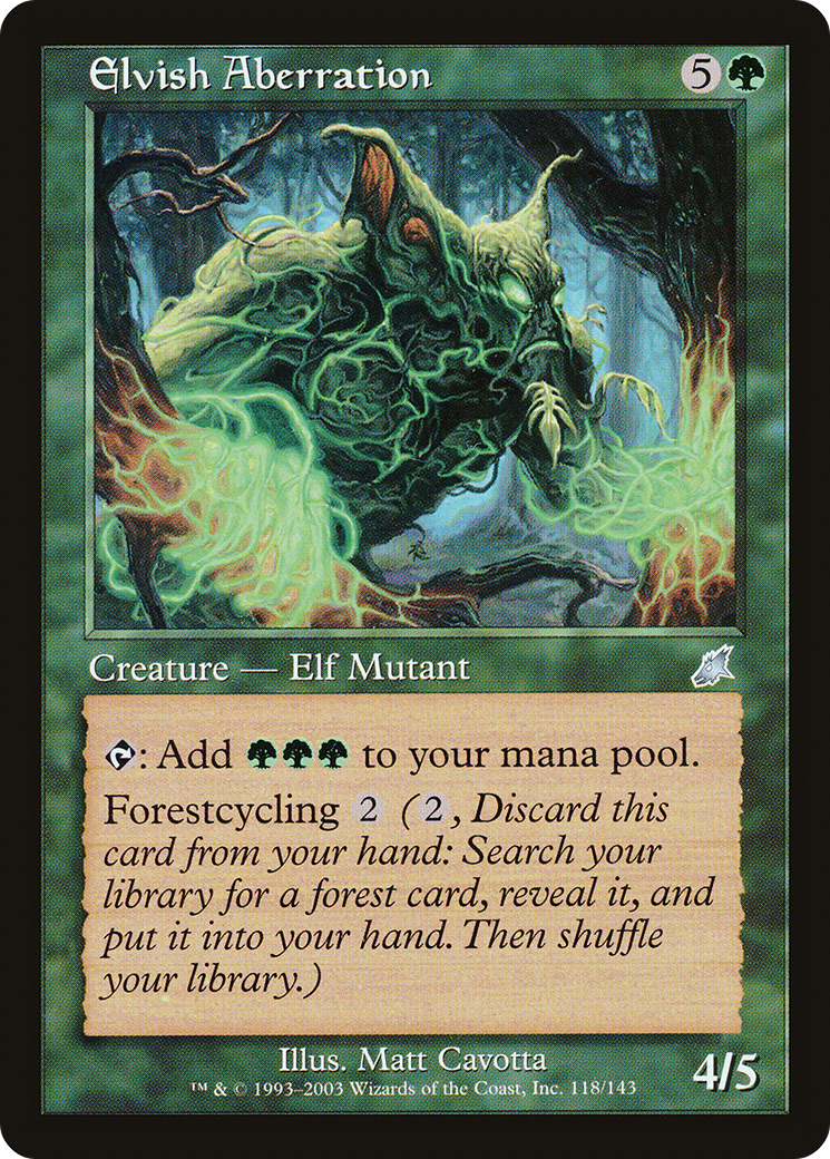 Elvish Aberration (SCG-118) - Scourge