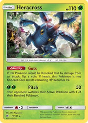 Heracross 011/147  SM  Burning Shadows - Rare