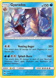 Gyarados 033/147  - Holofoil SM  Burning Shadows - Holo Rare