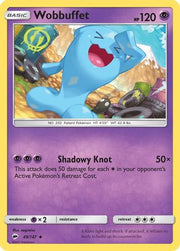 Wobbuffet 049/147  - Reverse Holofoil SM  Burning Shadows - Uncommon