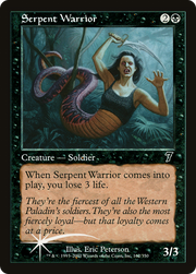Serpent Warrior (7ED-162★) - Seventh Edition Foil