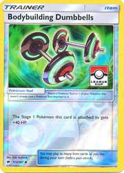 Bodybuilding Dumbbells 113/147  - Reverse Holofoil League & Championship Cards - Promo
