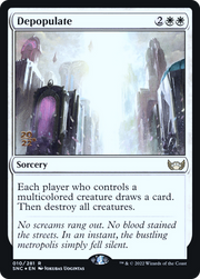 Depopulate (PRE-10S) - Streets of New Capenna Promos Foil