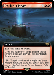 Display of Power (LTR-358) - The Lord of the Rings: Tales of Middle-earth: (Extended Art) Foil