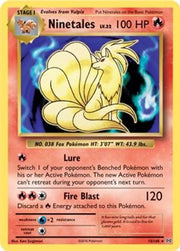 Ninetales 015/108  Deck Exclusives - Rare