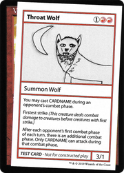 Throat Wolf (CMB1-065) - Mystery Booster Playtest Cards 2021
