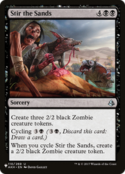 Stir the Sands (LIST-AKH-110) - The List