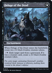 Invasion of Innistrad // Deluge of the Dead (PRE-115S) - March of the Machine Promos Foil