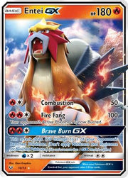 Entei GX 010/73  - Holofoil Shining Legends - Ultra Rare