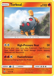 Torkoal 011  Shining Legends - Common