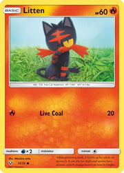 Litten 015/73  Shining Legends - Common