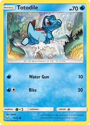 Totodile 018/73  - Reverse Holofoil Shining Legends - Common