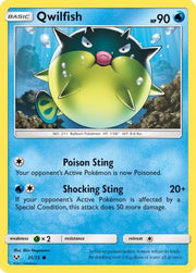 Qwilfish 021  Shining Legends - Common
