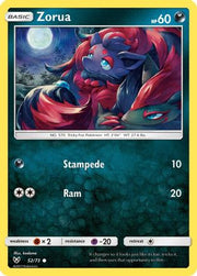 Zorua 052/73  - Reverse Holofoil Shining Legends - Common