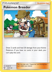 Pokemon Breeder 063/73  Shining Legends - Uncommon