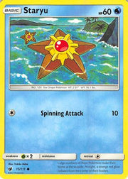 Staryu 015/111  SM  Crimson Invasion - Common