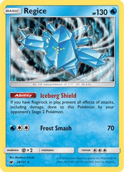 Regice 028/111  - Holofoil SM  Crimson Invasion - Holo Rare
