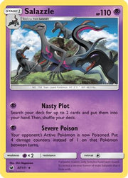 Salazzle 047/111  - Holofoil SM  Crimson Invasion - Holo Rare