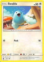 Swablu 079/111  SM  Crimson Invasion - Common