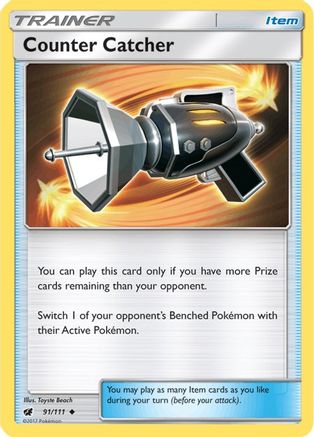 Counter Catcher 091/111  SM  Crimson Invasion - Uncommon