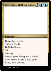 Knowing // Half the Battle (UNK-RZ15) - Unknown Event