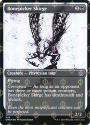 Bonepicker Skirge (ONE-436) - Phyrexia: All Will Be One: (Showcase) Foil