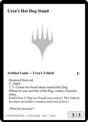Urza's Hot Dog Stand (UNK-UL01B) - Unknown Event