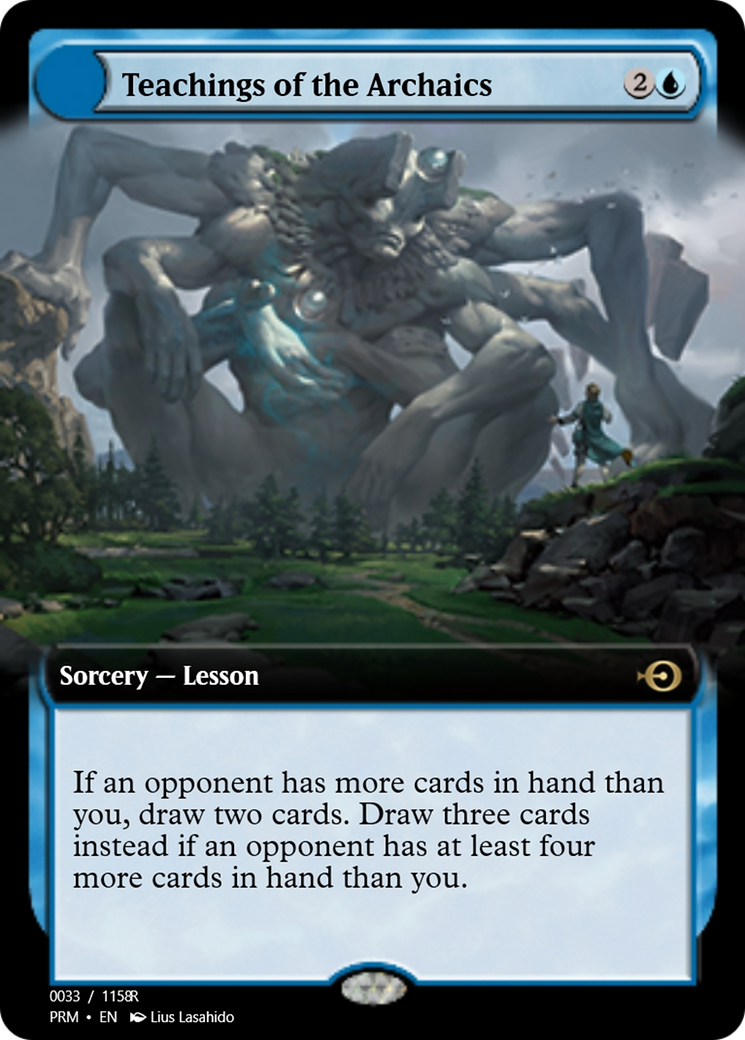 Teachings of the Archaics (PRM-90038) - Magic Online Promos: (lesson) Foil