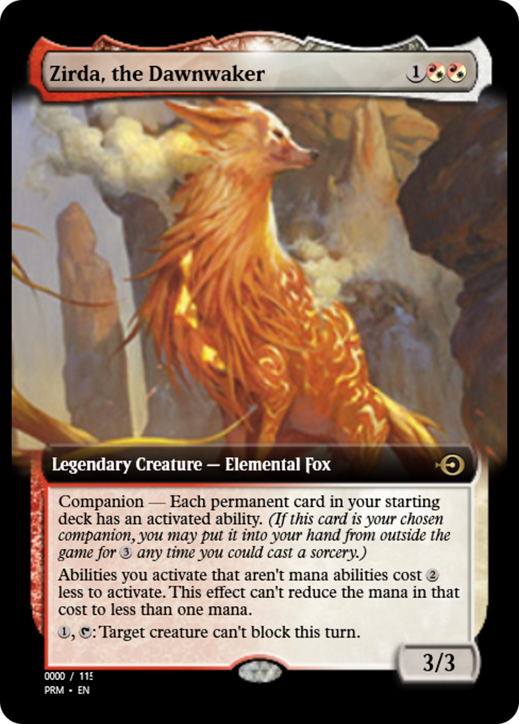 Zirda, the Dawnwaker (PRM-80867) - Magic Online Promos: (companion)