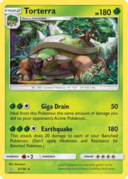 Torterra 009/156  - Reverse Holofoil SM  Ultra Prism - Holo Rare