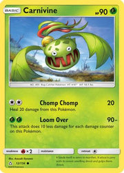 Carnivine 012  - Reverse Holofoil SM  Ultra Prism - Common