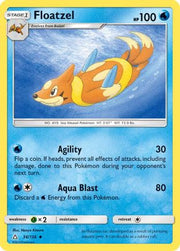 Floatzel 036/156  SM  Ultra Prism - Uncommon