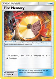 Fire Memory 123  SM  Ultra Prism - Uncommon