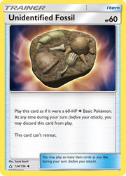 Unidentified Fossil 134  - Reverse Holofoil SM  Ultra Prism - Uncommon