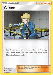 Volkner 135/156  - Reverse Holofoil SM  Ultra Prism - Uncommon