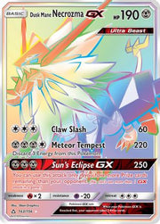 Dusk Mane Necrozma GX (Secret Rare) 163  - Holofoil SM  Ultra Prism - Secret Rare