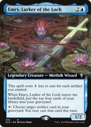 Emry, Lurker of the Loch (ELD-342) - Throne of Eldraine: (Extended Art)