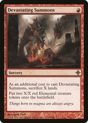 Devastating Summons (ROE-140) - Rise of the Eldrazi Foil