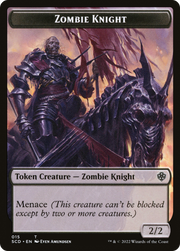 Zombie Knight (TSCD-015) - Starter Commander Deck Tokens