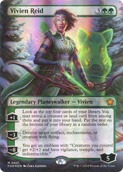 Vivien Reid (Borderless) (Mana Foil) (FDN-421) - Foundations (Borderless) Foil