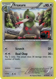 Fraxure 087/101  - Reverse Holofoil League & Championship Cards - Promo