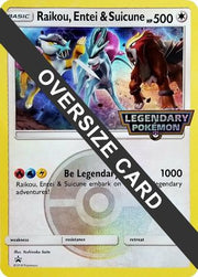 Raikou, Entei & Suicune  - Holofoil Jumbo Cards - Promo
