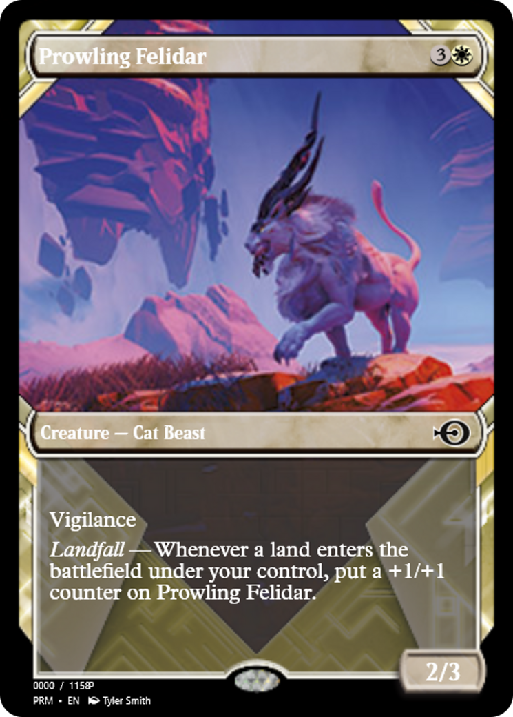 Prowling Felidar (PRM-83682) - Magic Online Promos