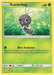 Scatterbug (6) 006  - Reverse Holofoil SM  Forbidden Light - Common