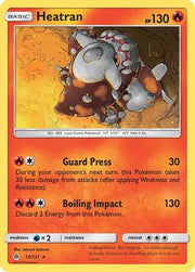 Heatran 013  SM  Forbidden Light - Rare