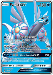 Palkia GX (Full Art) 119  - Holofoil SM  Forbidden Light - Ultra Rare