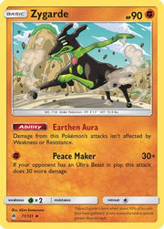 Zygarde (71) 071/131  - Reverse Holofoil SM  Forbidden Light - Uncommon