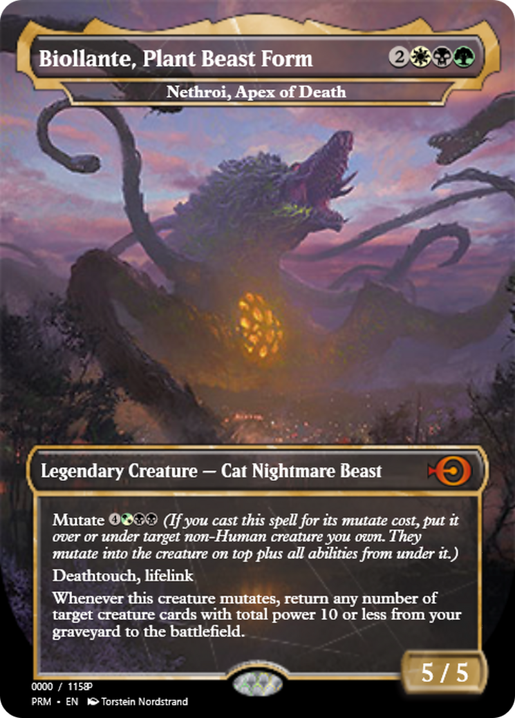 Nethroi, Apex of Death (PRM-80905) - Magic Online Promos / Biollante, Plant Beast Form Foil