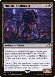 Mukotai Soulripper (NEO-113) - Kamigawa: Neon Dynasty Foil