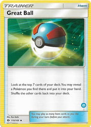 Great Ball (#21, Alolan Ninetales Half 021  SM Trainer Kit Alolan Sandslash & Alolan Ninetales - Uncommon